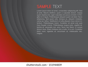 Abstract background and space for text