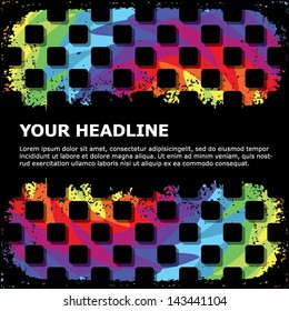 Abstract background. Space for text in the template. Vector illustration EPS10