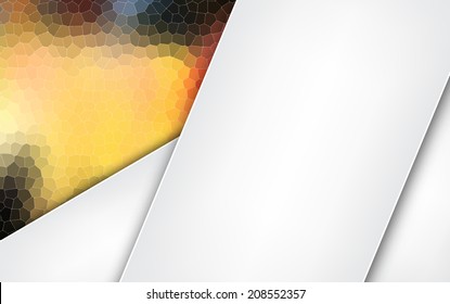 Abstract background with space for your own text. Mosaic background (EPS10 Vector)