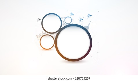 Abstract Background with space for your text.