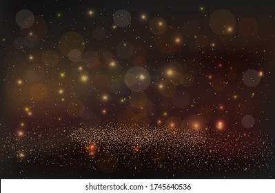 
Abstract background of sparkle lights, shine of light.
bokeh blur effect . Suitable for new year parties.
