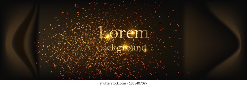 Fondo abstracto de las luces brillantes, brillo de la luz.
efecto de desenfoque de bokeh . Adecuado para fiestas de año nuevo.