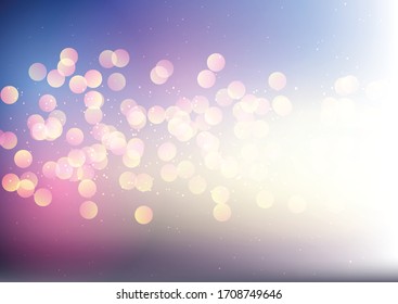 Abstract background with a sparkling bokeh lights design