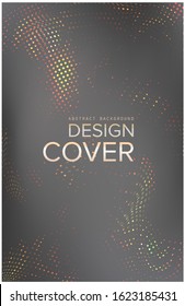 Abstract background with sparkling halftone effect. Vector illustration