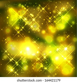 Abstract Background with Sparkling Lights