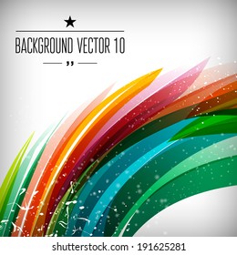 Abstract background with sparks and flashes. Vector Illustration, Graphic Design Editable For Your Design.