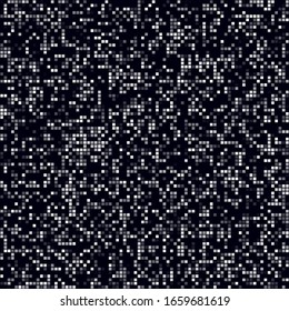 Abstract background. Sparse pattern of squares. White colored seamless background. Stylish vector illustration.