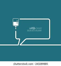 Abstract background with Speech Bubbles symbol