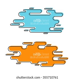 Abstract background with Speech Bubbles symbol. 