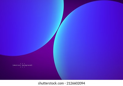 el fondo abstracto con la curva de esfera y el color de gradiente azul y violeta se puede utilizar para la publicidad de presentación de productos tecnológicos o para el sitio web de etiquetas o para los pasos vectoriales de plantilla de folleto.