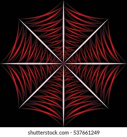 Abstract background spider web. Vector illustration