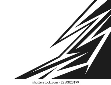 Fondo abstracto con patrón de línea de flecha de puntas y con un área de espacio de copia
