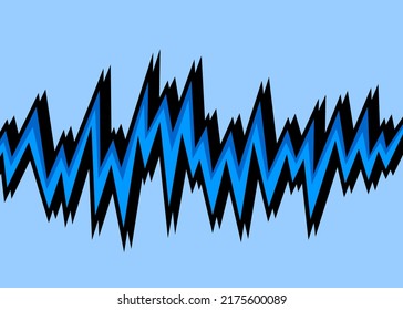 Abstract background with spike line pattern