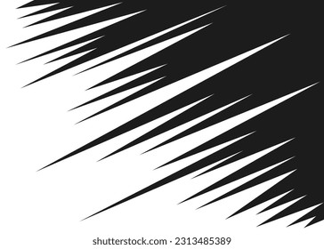 Abstract background with spike zigzag line pattern