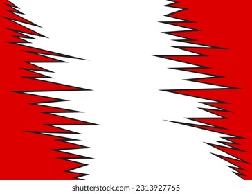 Abstract background with spike zigzag line pattern and with some copy space area