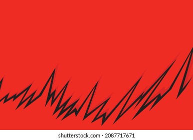 Fondo abstracto con picos y patrón de línea de zigzag amordazado y algo de espacio de copia