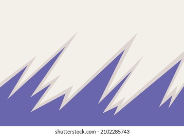 Abstract background with spikes and jagged zigzag line pattern and some copy space area
