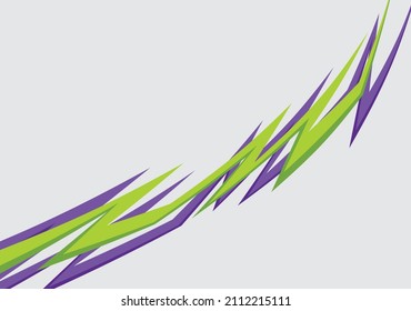 Abstract background with spikes and jagged zigzag line pattern and some copy space area