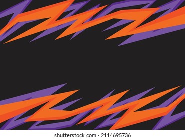 Abstract background with spikes and jagged zigzag line pattern and some copy space area