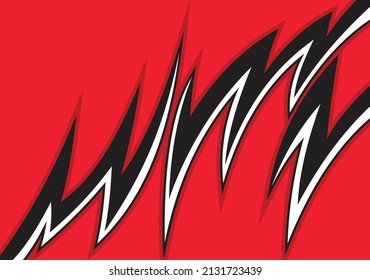 Abstract background with spikes and jagged zigzag line pattern and some copy space area