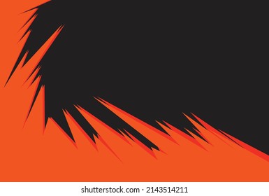 Abstract background with spikes and jagged zigzag line pattern and some copy space area