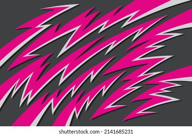Abstract background with spikes and lightning pattern