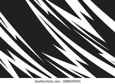 Abstract background with spikes and zigzag line pattern 