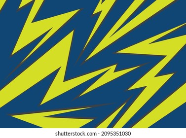 Abstract background with spikes and zigzag line pattern 