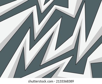 Abstract background with spikes and zigzag line pattern