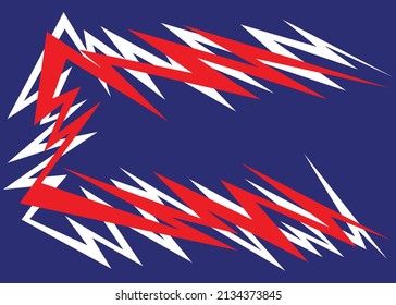 Abstract background with spikes and zigzag line pattern and some copy space area
