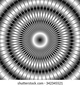 Abstract background with spiky, pointed shape. Shape is masked.