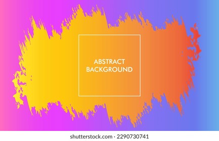 abstract background with spilled paint in orange gold