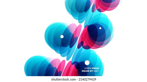 Abstract background. Spiral. 3d vector illustration. Design for banner, flyer, poster, cover or brochure.