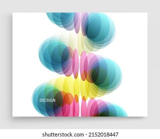 Abstract background. Spiral. 3d vector illustration. Design for banner, flyer, poster, cover or brochure.