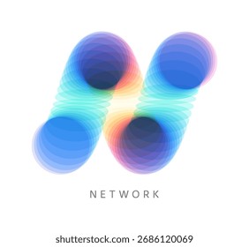 Abstract background. Spiral. 3d vector illustration. Design for banner, flyer, poster, cover or brochure.