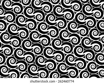 ABSTRACT BACKGROUND SPIRAL BLACK