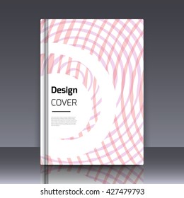 Abstract Background with spiral. Colorful circles. Abstract background for covers and banners. Banner and cover for booklet