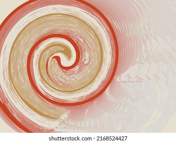 Resumen de fondo con elemento espiral y efecto desdibujado para sus composiciones creativas. Elemento espiral fracturado con tintes metálicos para tela, papel pintado, soluciones interiores, fondo, texturas, etc.