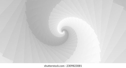 Abstract background with spiral. Monochrome texture. Vector illustration.