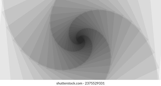 Abstract background with spiral. Monochrome texture. Vector illustration.