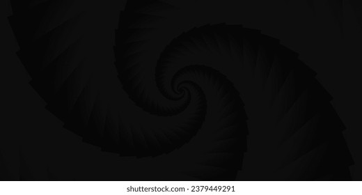 Abstract background with spiral. Monochrome texture. Vector illustration. Hand drawn NOT AI