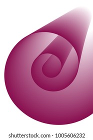 Abstract Background. Spiral Roll. Paper Roll. Coil Paper Created Using Blend Tool. Spiral Roll for Presentation, Wallpaper, Illustration, Web Design, Cover, Brochure, Banner. Abstract Illustration.