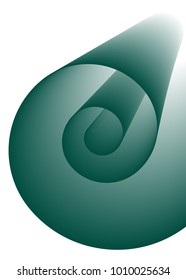 Abstract Background. Spiral Roll. Paper Roll. Coil Paper Created Using Blend Tool. Spiral Roll for Presentation, Wallpaper, Illustration, Web Design, Cover, Brochure, Banner. Abstract Illustration.
