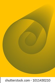 Abstract Background. Spiral Roll. Paper Roll. Coil Paper Created Using Blend Tool. Spiral Roll for Presentation, Wallpaper, Illustration, Web Design, Cover, Brochure, Banner. Abstract Illustration.