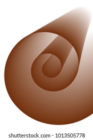Abstract Background. Spiral Roll. Paper Roll. Coil Paper Created Using Blend Tool. Spiral Roll for Presentation, Wallpaper, Illustration, Web Design, Cover, Brochure, Banner. Abstract Illustration.