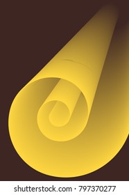 Abstract Background. Spiral Roll. Paper Roll. Coil Paper Created Using Blend Tool. Spiral Roll for Presentation, Wallpaper, Illustration, Web Design, Cover, Brochure, Banner. Abstract Illustration.