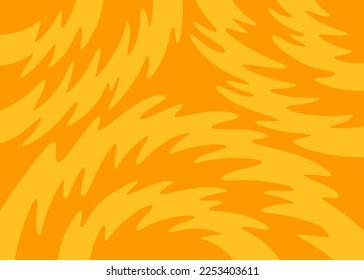 Abstract background with spiral wavy spikes pattern