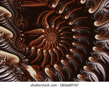 Abstract background. Abstract spirals. Beautiful background for greetings card, flyers, invitation, posters, brochure, banners, calendar. Fractal. Vector stock design. Eps 10.