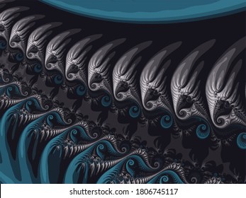 Abstract background. Abstract spirals. Beautiful background for greetings card, flyers, invitation, posters, brochure, banners, calendar. Fractal. Vector stock design. Eps 10.