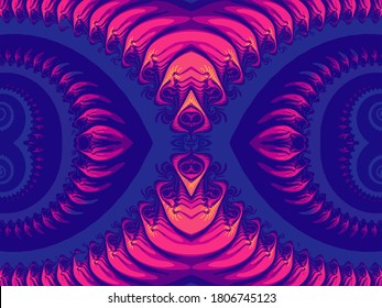 Abstract background. Abstract spirals. Beautiful background for greetings card, flyers, invitation, posters, brochure, banners, calendar. Fractal. Vector stock design. Eps 10.
